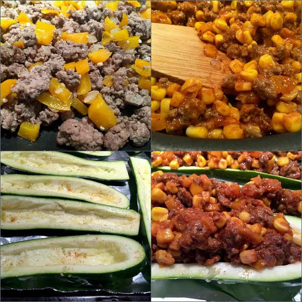 steps to making zucchini boats