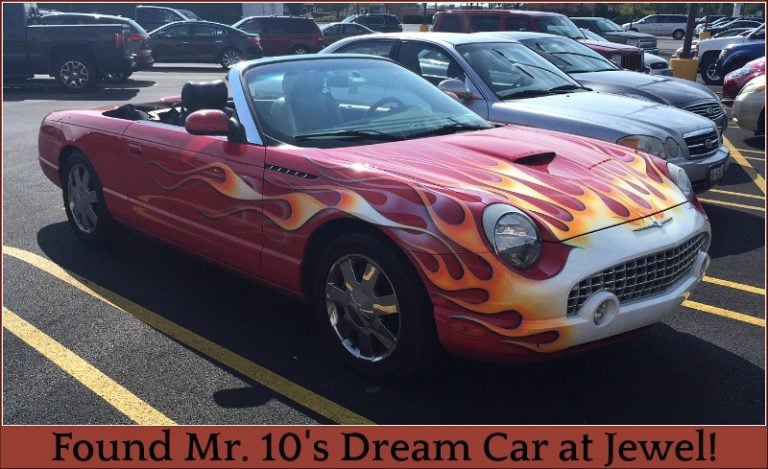 Found Mr. 10's Dream Car in the Jewel Parking Lot + more on our week