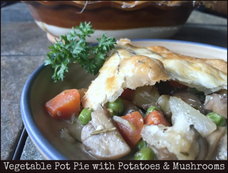 Vegetable Pot Pie with Mushrooms and Potatoes