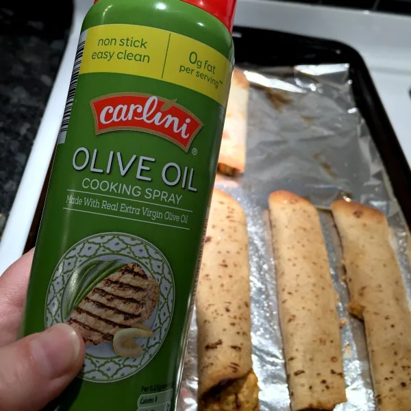 baked turkey taquitos on pan