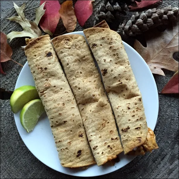 turkey taquitos on a plate