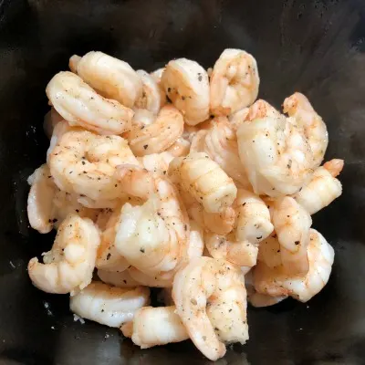 Cooked shrimp