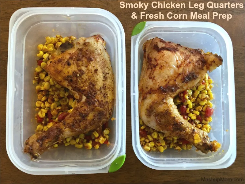chicken and corn meal prep