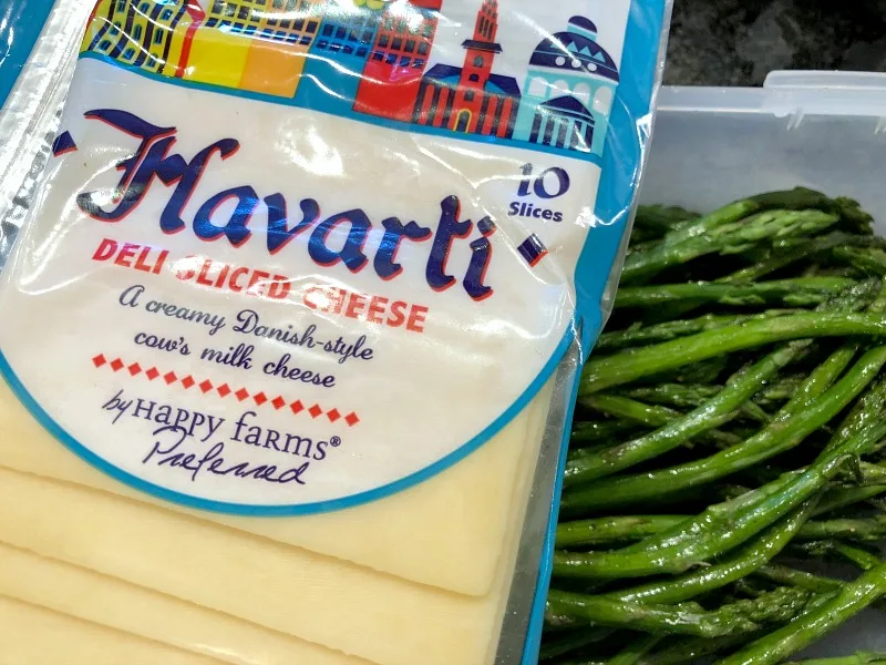 cheese and asparagus