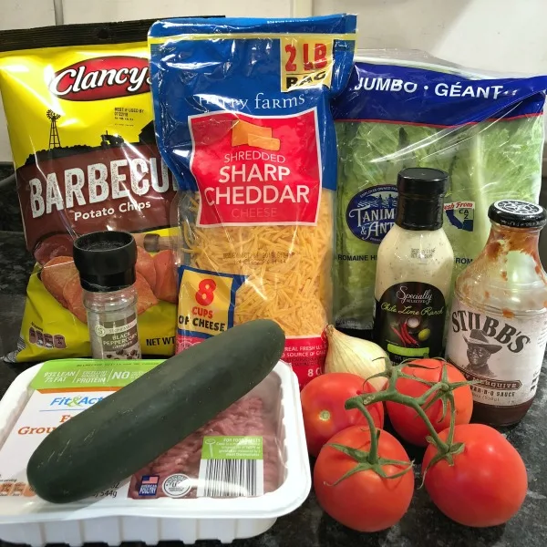 turkey burger salad ingredients