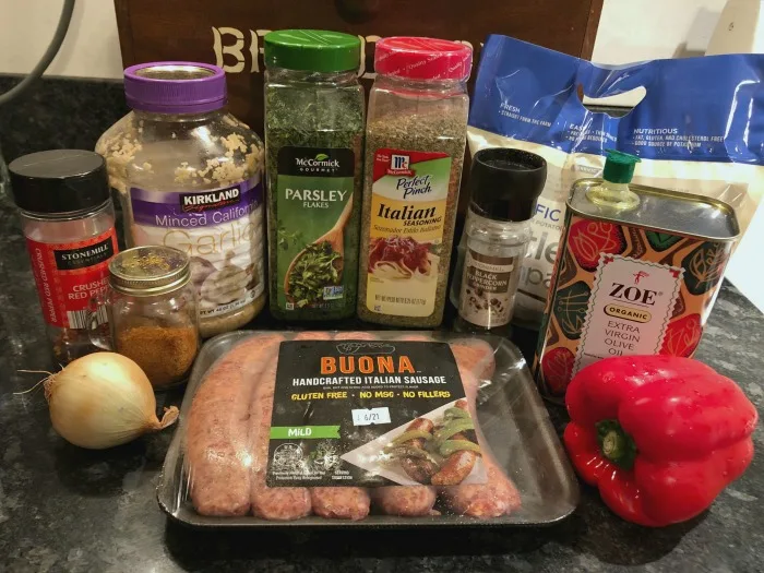 Italian sausage packets ingredients