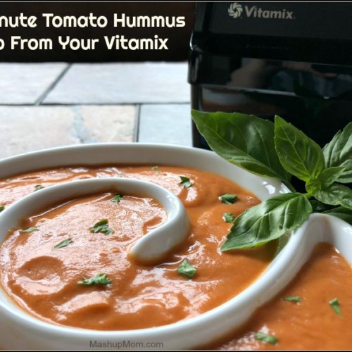 Ten Minute Tomato Hummus Soup From Your Vitamix