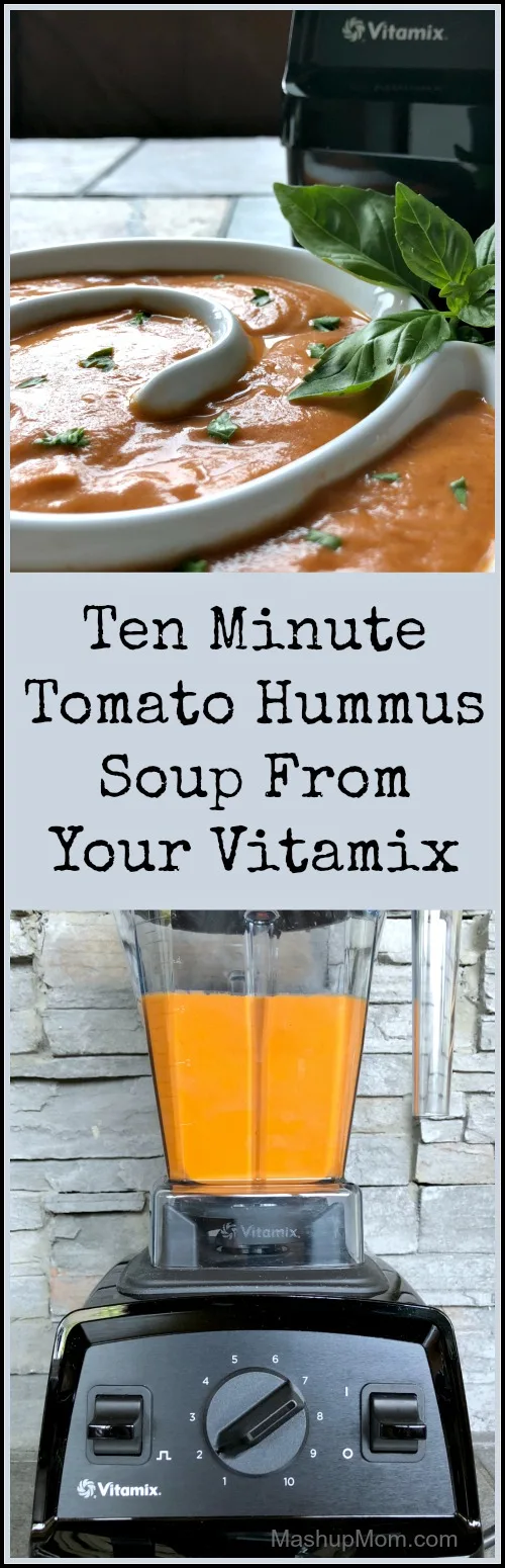 ten minute tomato soup in a vitamix