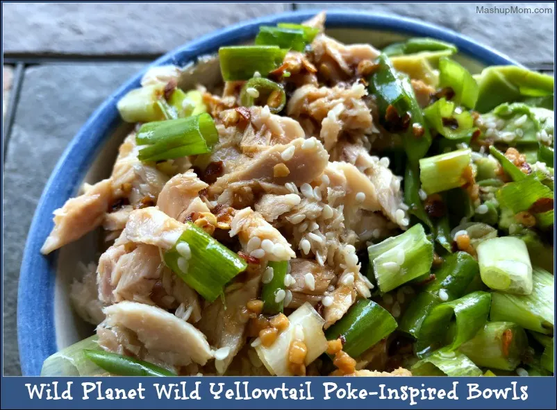 Wild Yellowtail Poke-inspired bowls -- so fresh and easy!