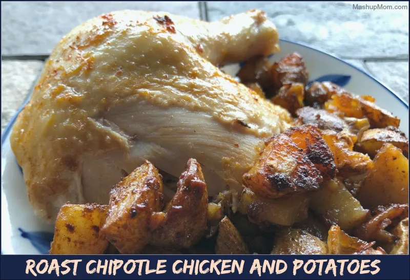 roast chipotle chicken and potatoes in this week's ALDI meal plan