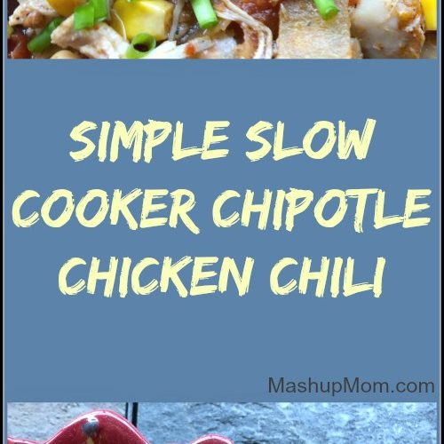 Simple Slow Cooker Chipotle Chicken Chili