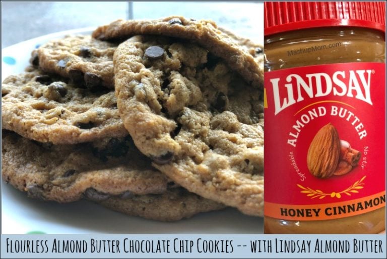 Flourless Almond Butter Chocolate Chip Cookies -- With Lindsay Almond Butter (gluten free!)