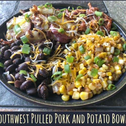 Southwest Pulled Pork and Potato Bowls