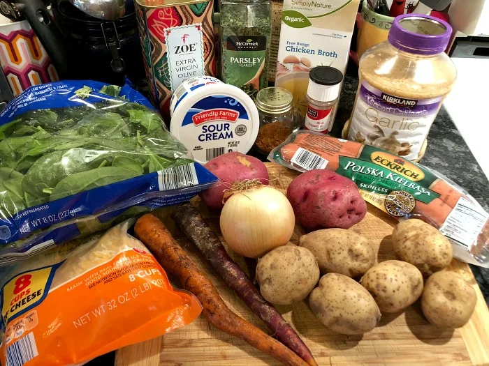 sausage and potato soup ingredients