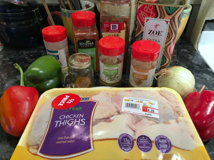 sheet pan chicken ingredients