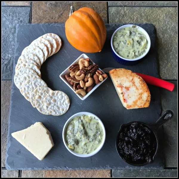 Boston Market artichoke dip cheese tray