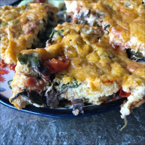Black Bean, Tomato, and Spinach Frittata