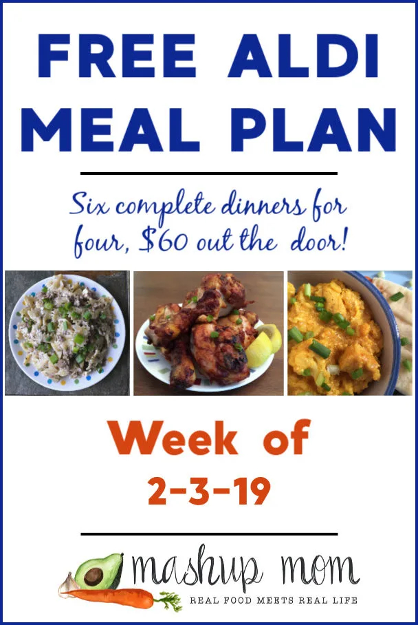 free aldi meal plan