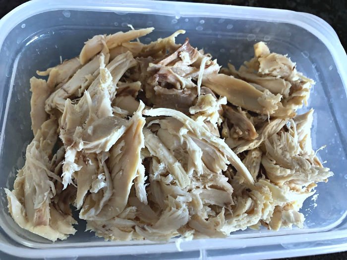 shredded chicken