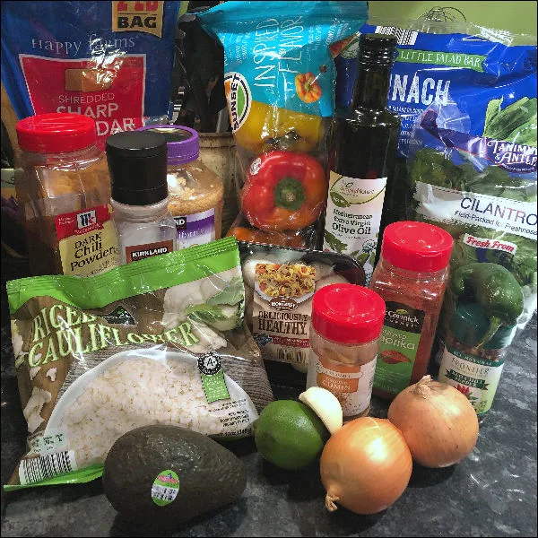 veggie fajita bowls ingredients