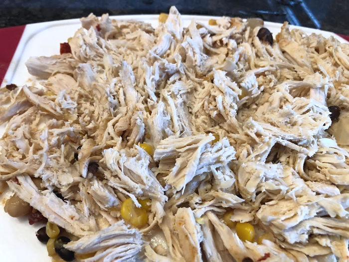 shredded chicken