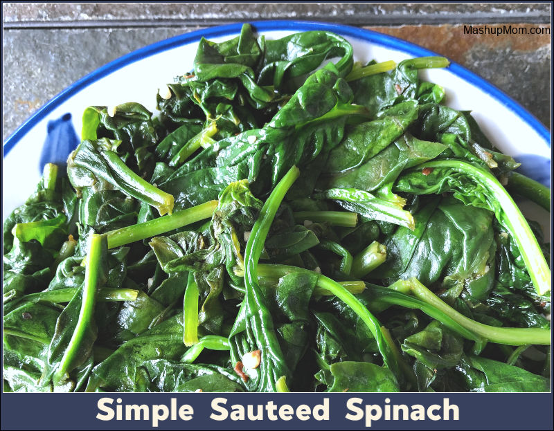 simple sauteed spinach