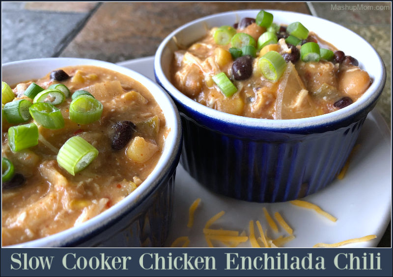 slow cooker chicken enchilada chili