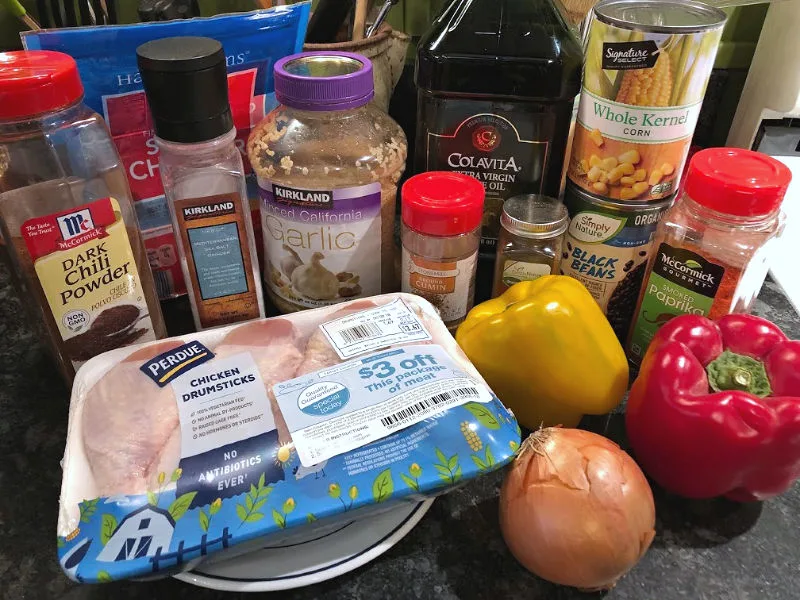 southwest chicken skillet ingredients