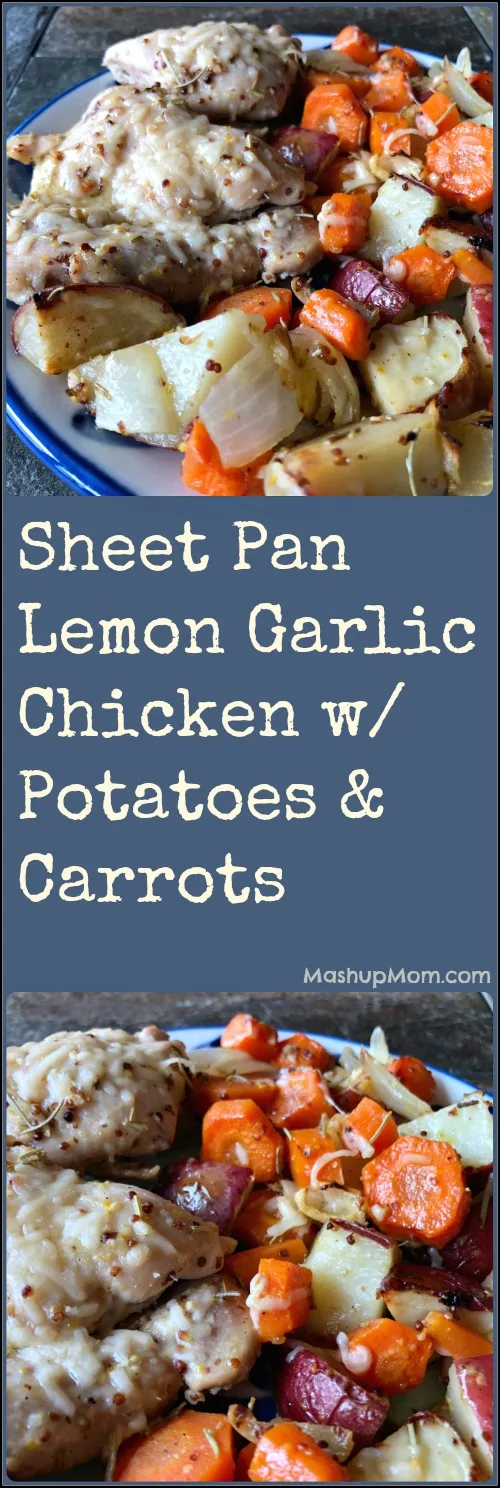 sheet pan lemon garlic chicken with potatoes