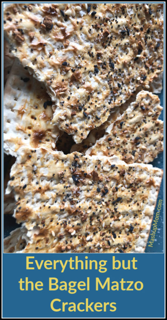 Everything but the Bagel Matzo Crackers Three Ingredients!