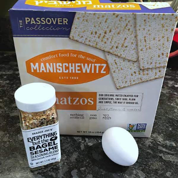 everything but the bagel matzo crackers ingredients