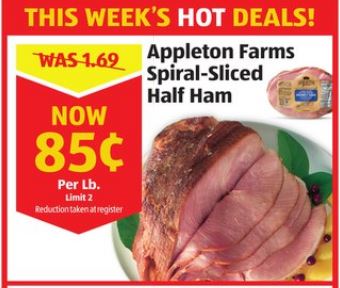 appleton farms spiral sliced ham