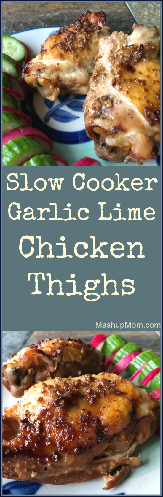crock-pot garlic lime chicken thighs
