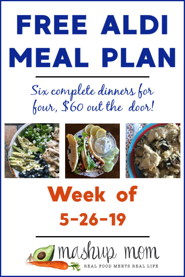 free aldi meal plan week of 5/26/19