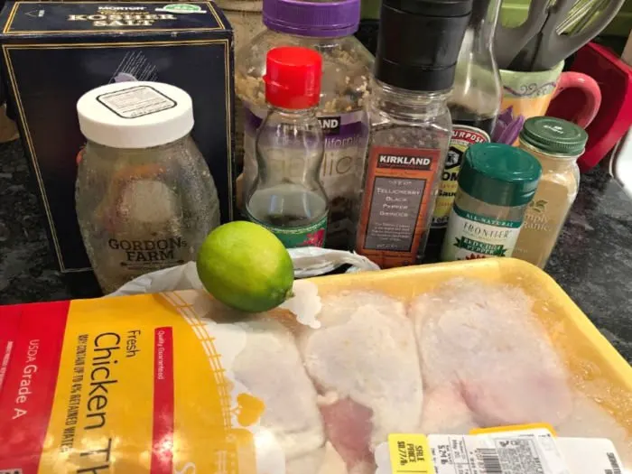 Crock-Pot chicken thighs ingredients