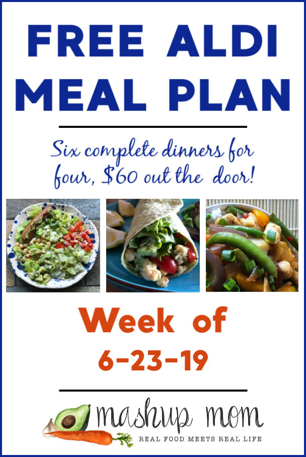 free aldi meal plan week of 6/23/19