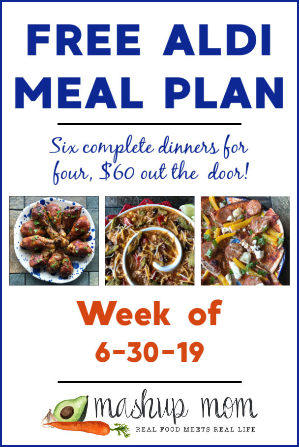 free aldi meal plan week of 6/30/19