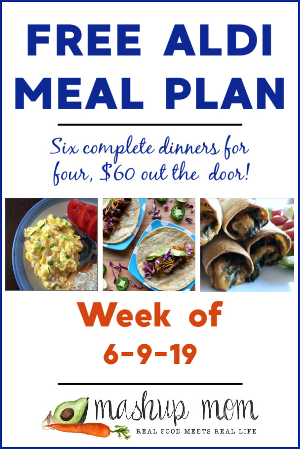 free aldi meal plan week of 6/9/19