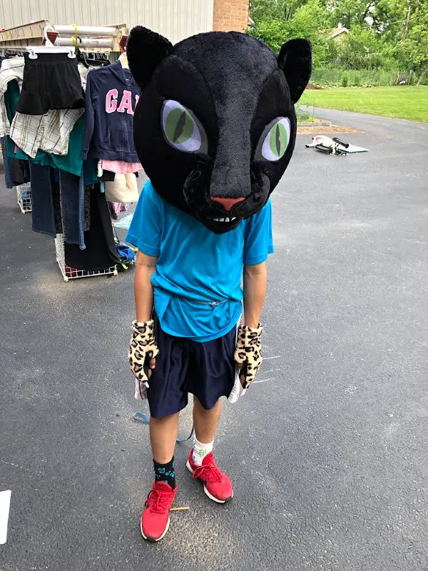 giant cat head costume
