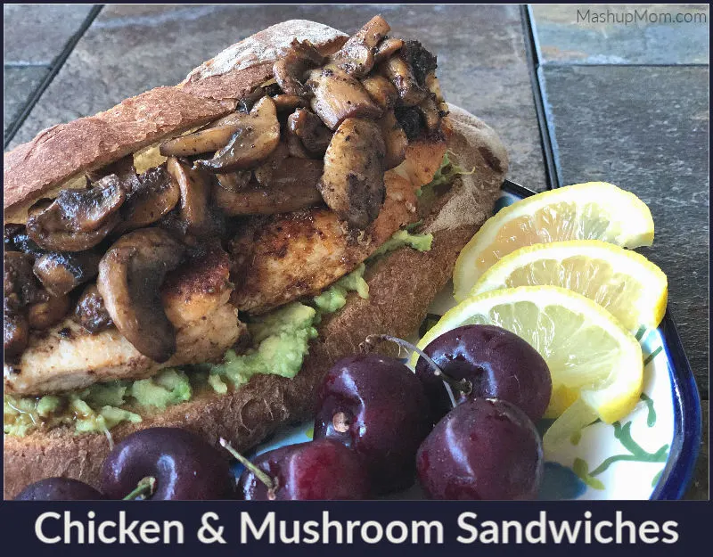 chicken mushroom sandwich