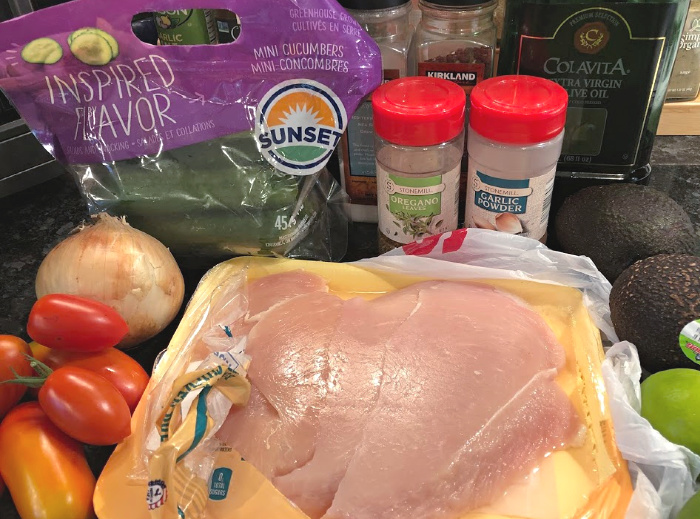 chopped chicken salad ingredients