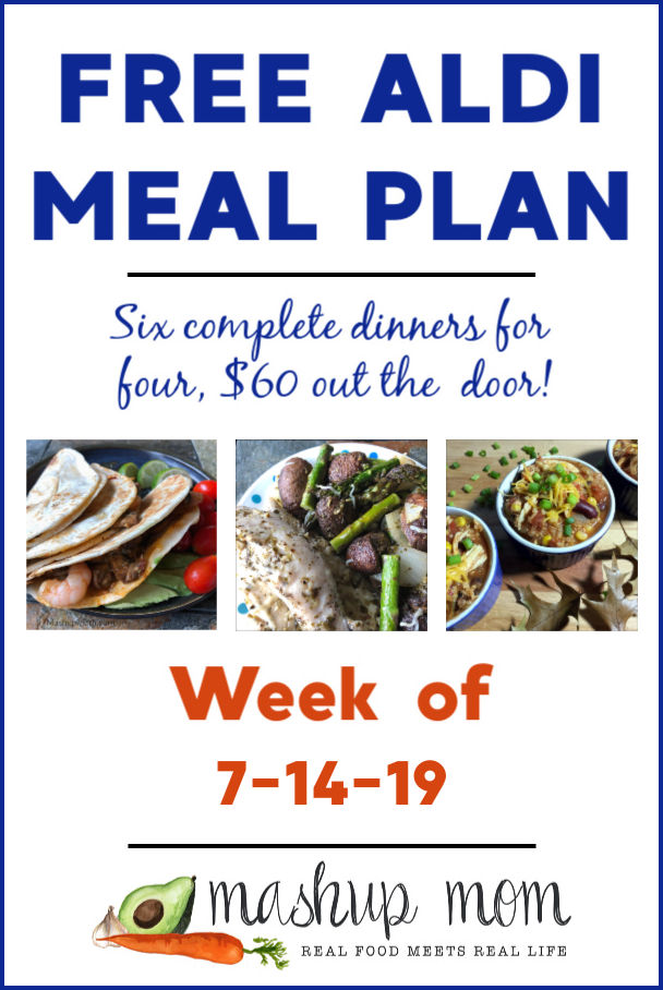 free aldi meal plan week of 7/14/19