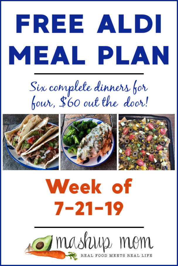 aldi meal plan week of 7/21/19