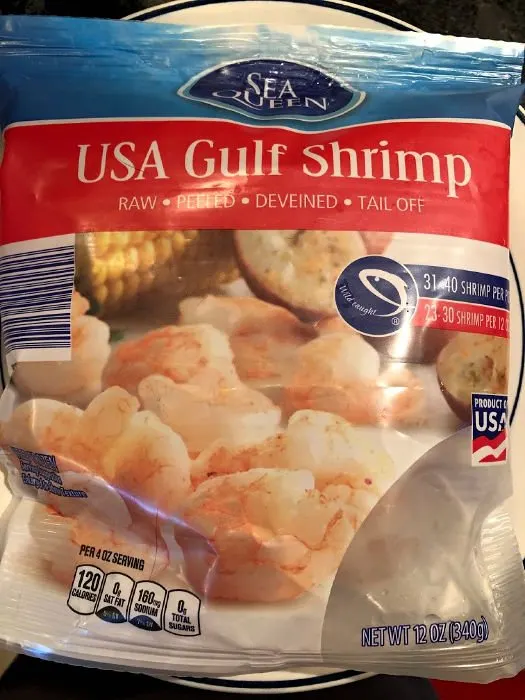 bag of shrimp