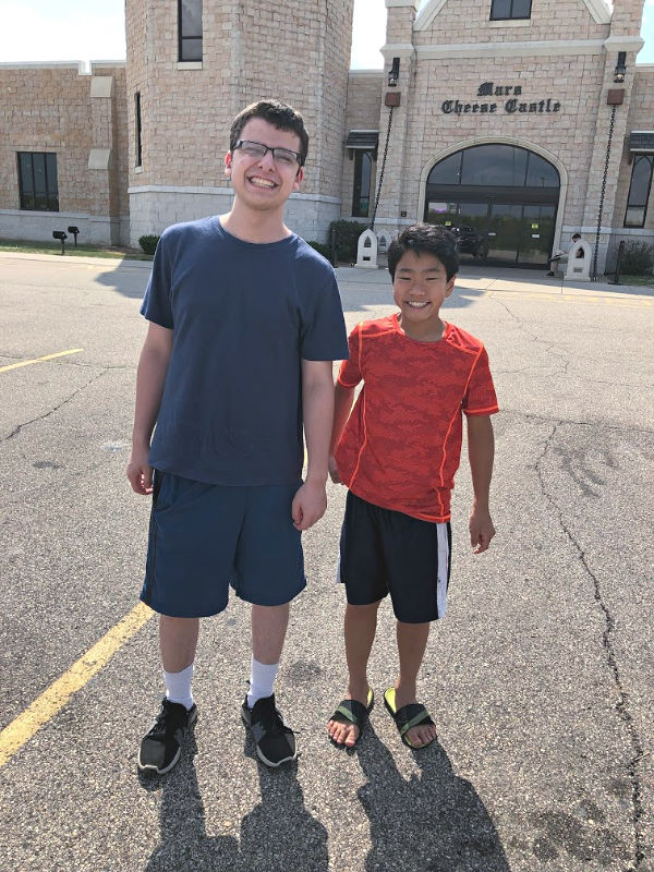 boys at Mars cheese castle