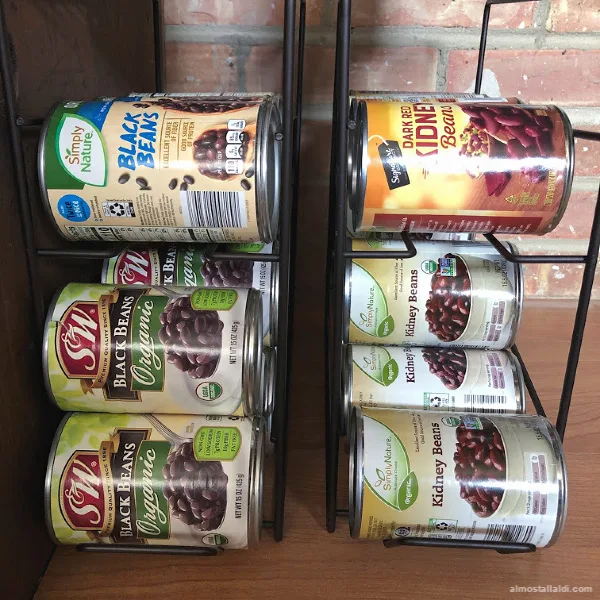 hack a can organizer from aldi