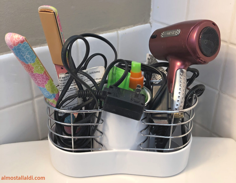 organize your hair care from aldi