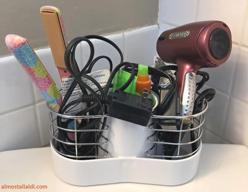 organize your hair care from aldi