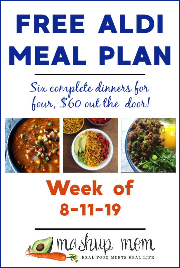 free aldi meal plan week of 8/11/19