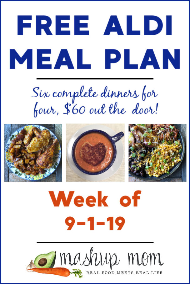 free aldi meal plan week of 9/1/19